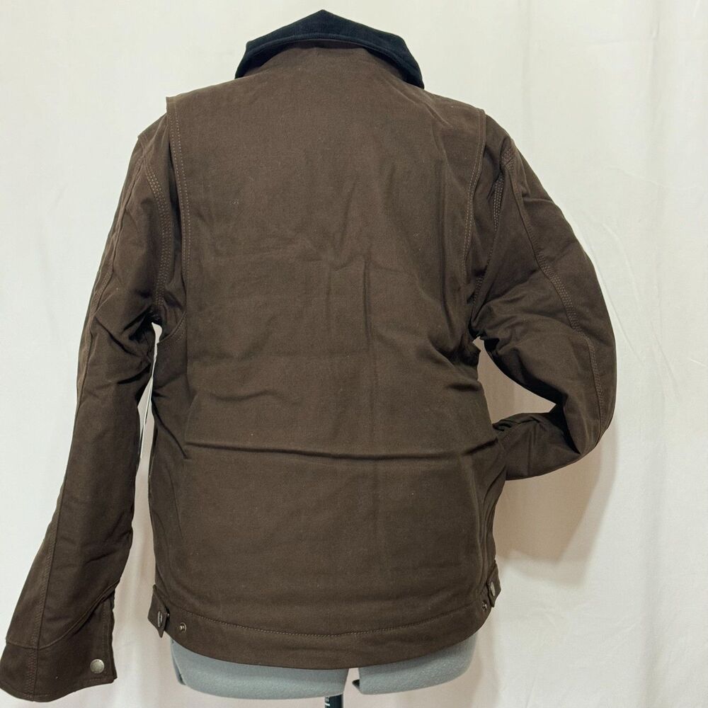Eddie Bauer NWT Sz M Bark Men's Multi-pocket Berber Lined Workwear Jacket - Picture 10 of 14